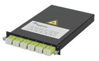 HD3-ES Spleiß-Modul 0,5HE 6xLC D OS2/APC grün...