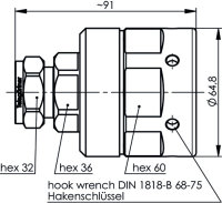7-16 Kabelstecker SIMFIX PRO G26 (1 5/8") IP68...