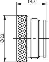 4.3-10 Abdeckkappe ohne Kette für Stecker...