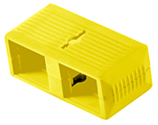 Verbindungsklammer für SC Stecker schwarz, Abstand SC Duplex (Telegärtner B00042A0104)