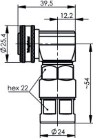 4.3-10 Winkelstecker SIMFix Pro Push-Pull  G21...