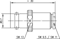 BNC-Kabelbuchse löt UG-261B/U; G2 (RG-59B/U)...