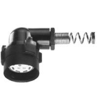 NF-Kabelwinkelstecker U 127/U-D, POM-Baj., für D=5,5...