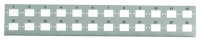 Verteilerplatte Mini-Wandverteiler, RAL 7035 für...