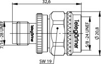 Adapter TNC-N (f-m) (Telegärtner J01019C0007)
