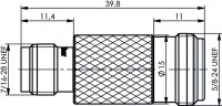 Adapter TNC-N (F-F) 607 (Telegärtner J01019A0025)