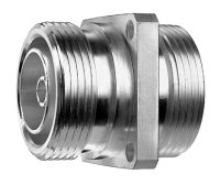 7-16 Kupplung 50 Ohm mit Flansch (F-F) SW 32; Ag/Ag...