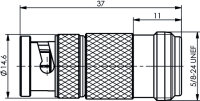 Adapter BNC-N (M-F) UG 349 A/U, (NI) (Telegärtner...