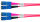 Duplex-Rangierkabel 9/125 OS2, L=2 m 4xSC/APC Stecker, grün (Telegärtner L00881A0020)