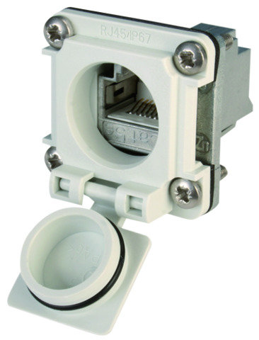STX V6 Flanschset AMJ-Kupplung Cat.5e (Telegärtner J00020A0482)