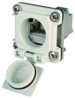 STX V6 Flanschset AMJ-Kupplung Cat.5e (Telegärtner...
