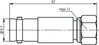Adapter BNC-F (F-M) (Telegärtner J01008A0031)