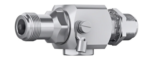 N-Überspannungsableiter (f-f) GDT 3.8 GHz, 75 V, Einbautype (Telegärtner J01028A0064)