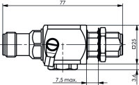 N-Überspannungsableiter (f-f) GDT 3.8 GHz, 75 V,...