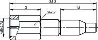 FME-Kabelstecker Cr/Cr RG-174/U; RG-188A/U; RG-316/U...
