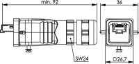 STX V5 RJ45 Steckerset, feldkonf. AWG22-26 Cat.6 Class EA...
