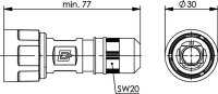 STX V1 Steckergehäuse (Telegärtner H86011A0010)