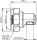 7-16 Normkopfstecker Ag/Ta (Telegärtner J01120D1157)