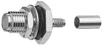 R-SMA Kabeleinbaubuchse Cr/Cr 50 Ohm G30 (1.5/3.8)...