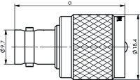 Adapter BNC-UHF (F-M) UG-273/U (Telegärtner...