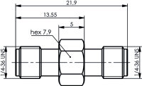 3.5mm Präzisionsadapter (f-f), 27 GHz...