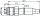 FME-Kabelbuchse Cr/Cr RG-174/U, RG-188A/U, RG-316/U (Telegärtner J01701A0008)