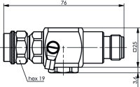 N-Überspannungsableiter (m-f) GDT 3.8 GHz, 90 V...