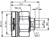 2.2-5 Kabelstecker Push-Pull G10 (UT-141)...