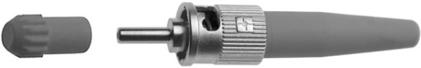 ST Stecker metall für Kabel D=2,2 und 3,6; für POF 980/1000 (Telegärtner J08010A0016)