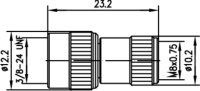 Adapter M/FME (M-M) (Telegärtner J01053A0000)
