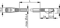 STX RJ45-RJ45 VL Cat.6A (ISO/IEC)...