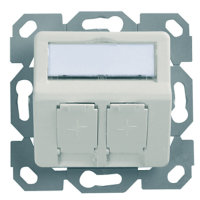 Modul-Aufnahme 50x50 UP/50 2-fach aufbauend für BR,...