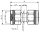 2.2-5 Kupplung Push-Pull - Screw (m-m) (Telegärtner J01462A0003)