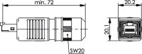 STX V4 RJ45 Steckerset, feldkonf. AWG22-26 Cat.6 Class EA...