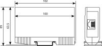 RJ45 - SPD Class EA für Tragschiene TH35 (Telegärtner J00029A0116)