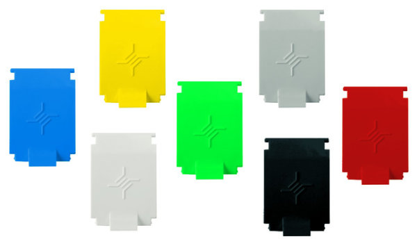Schutzklappe blau RAL 5015 für AMJ45/UMJ45 (Telegärtner B00002D0014W)