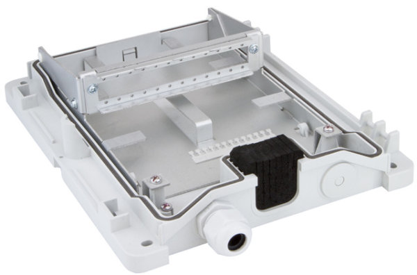 Gehäuse ODB54 - Ticnet für Bestückung mit max. 12 x E-2000 simplex Kuppl. (Telegärtner H02050A0281)