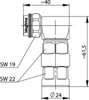 N-Winkelstecker SIMFIX PRO G21 (1/2")...