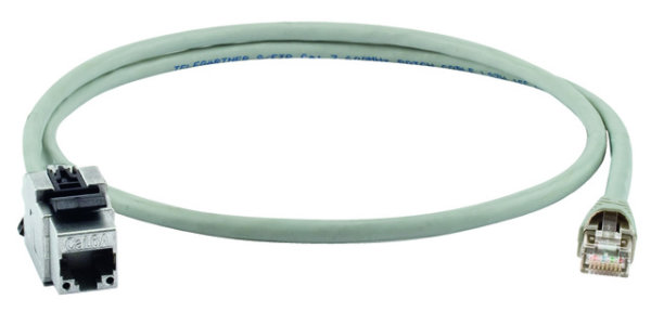 AMJ Cat.6A CP-Link 10,0m S/FTP LSZH AWG27/7 T568B (Telegärtner L00005A0102)
