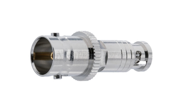 Adapter BNC - Mini HD BNC (f-m) 75 Ohm (Telegärtner J01008A0092)