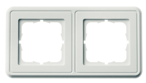 Abdeckrahmen 2-fach 151 x 80 x 8,7mm alpinweiß (Telegärtner B00005A0009Y)