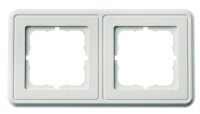 Abdeckrahmen 2-fach 151 x 80 x 8,7mm alpinweiß...