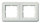 Abdeckrahmen 2-fach 151 x 80 x 8,7mm alpinweiß (Telegärtner B00005A0009Y)