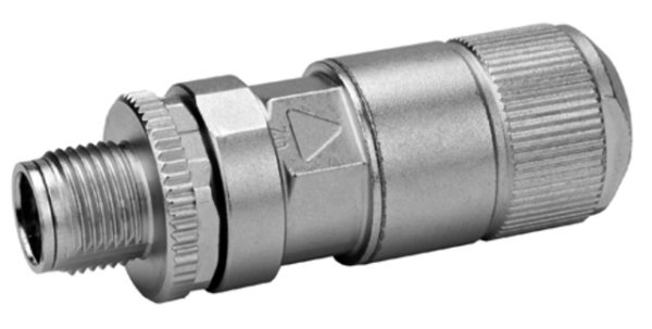 STX M12x1 KS X-kod. Cat.6A CP8X180-3-5IDC590FA000 (Telegärtner J80026A0100)
