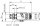 N-Überspannungsableiter, 50 Ohm 230 V, (f-m), Einbau (Telegärtner J01028B0046)