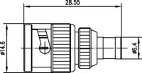 Adapter BNC-SMB 50 Ohm (M-F) (Telegärtner J01008F0030)
