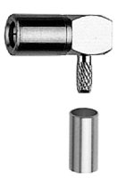 SSMB-Kabelwinkelbuchse Cr Au RG-178B/U, RG-196A/U...