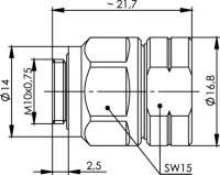 Kabelabfangung IP67 G20 (1/4" Flex) mit...