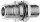 N-Verbindungsstück 50 Ohm für Einbau (F-F), UG-30/U (Telegärtner J01024A0006)