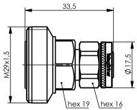 ADAPTER 7-16 - 2.2-5 Push-Pull (f-m) (Telegärtner...
